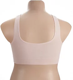 by Hanes Pure Comfort Front Closure Wirefree Bra Sandshell 1X