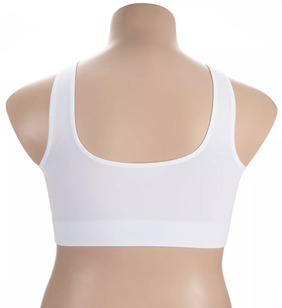 Just My Size, Intimates & Sleepwear, Jms Just My Size By Hanes Bra 52dd  White Wirefree Easyon Front Close 17