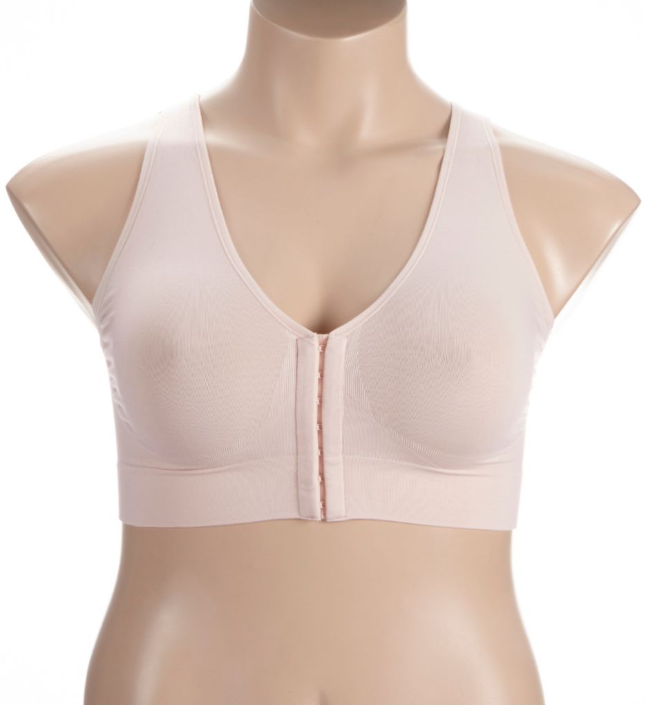 Seamless Bra Front Opening Ladies No Wire Comfort Push Up Pure Cotton Large  Size