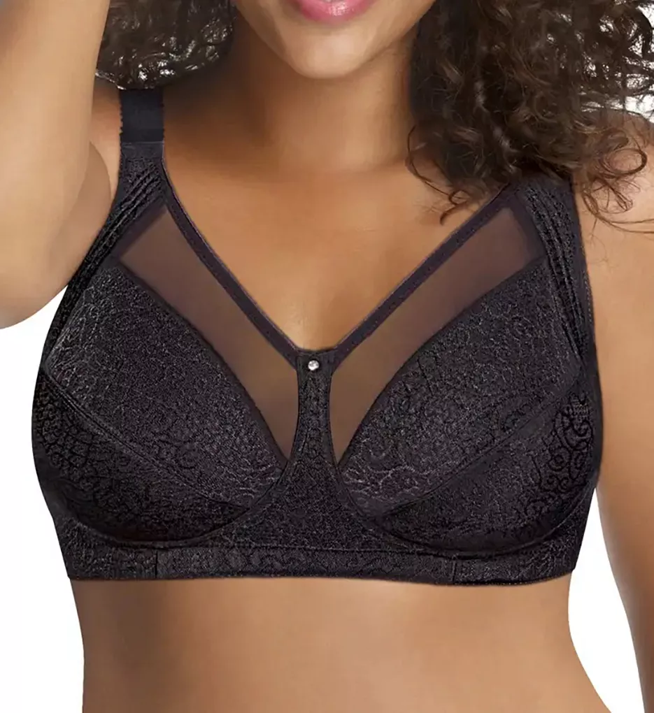 JMS Just My Size Sheer Balconette Bra MJ1203 44D NWT