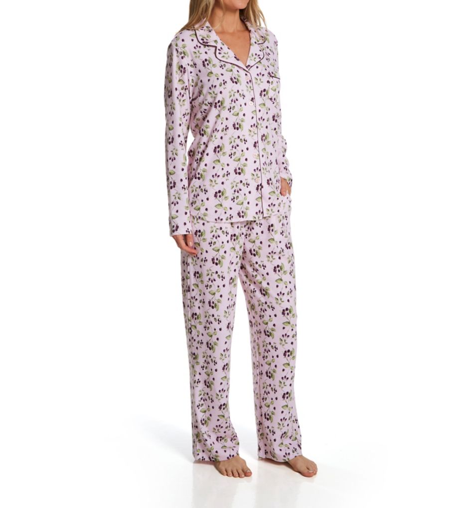 Frost Floral Notch Collar PJ Set-fs