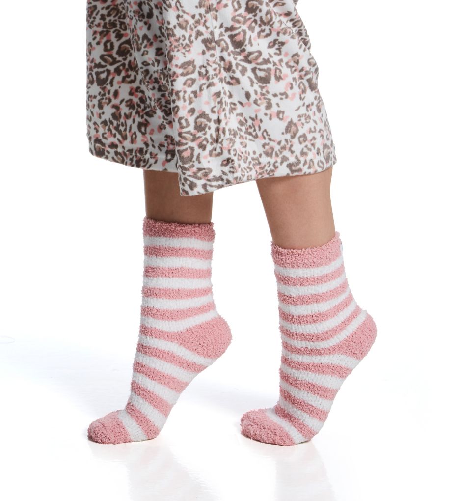 Fleece Notch Collar PJ Set with Socks-cs2