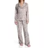 Karen Neuburger Fleece Notch Collar PJ Set with Socks RZ0029