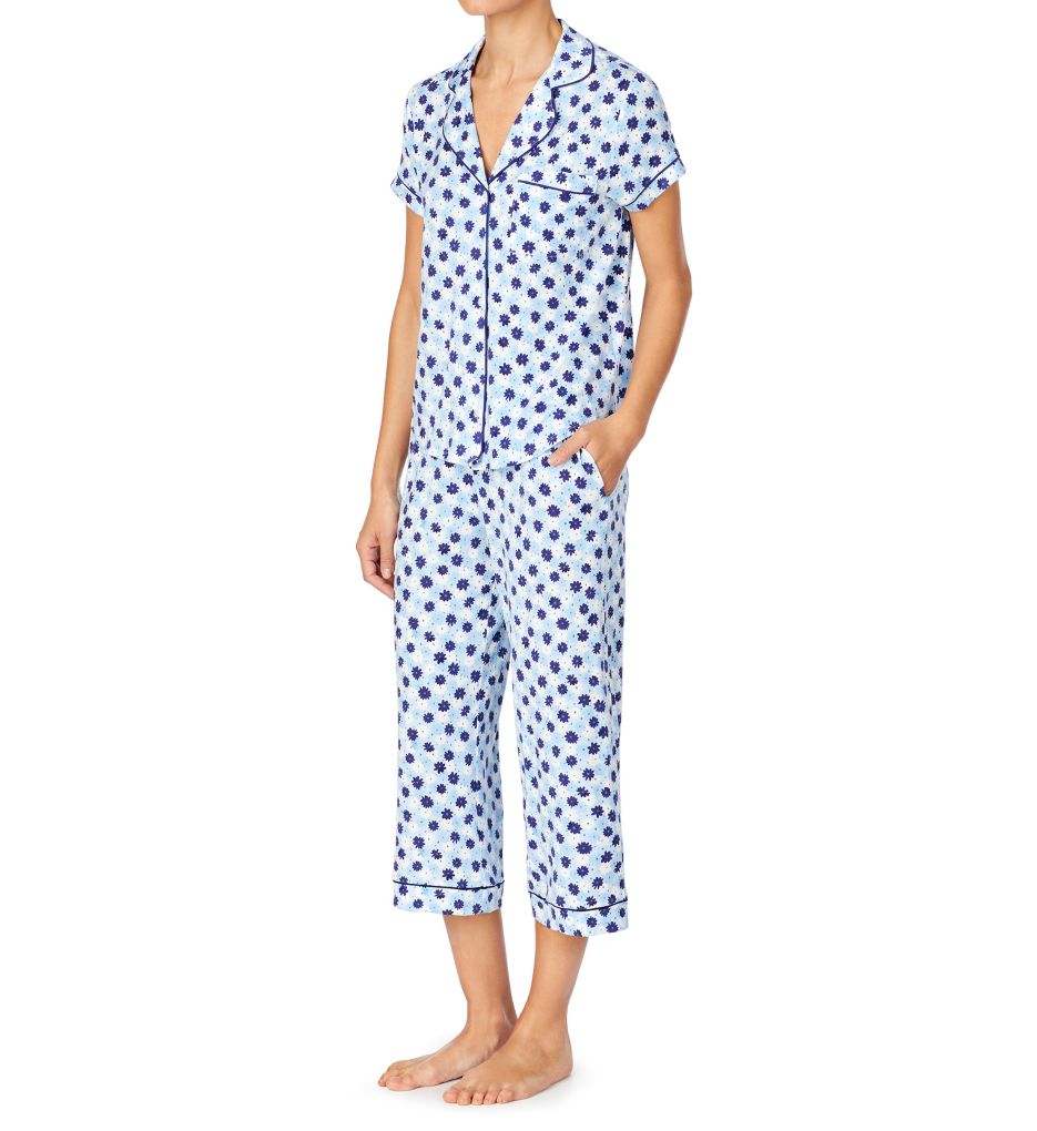 Modal Daisy Dot Cropped Pajama Set