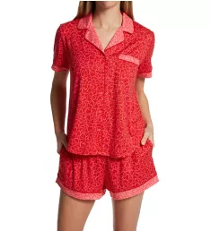 Brushed Cozy Jersey Short Notch PJ Set