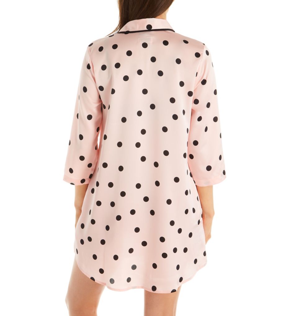 Scattered Dot Charmeuse Sleepshirt