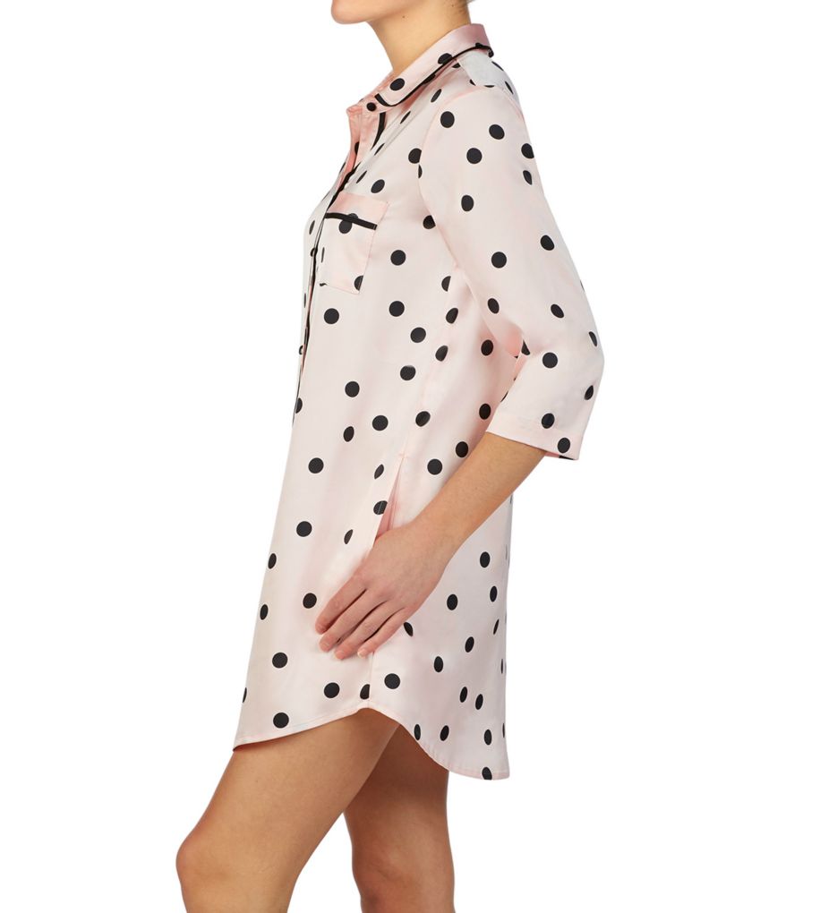 Scattered Dot Charmeuse Sleepshirt