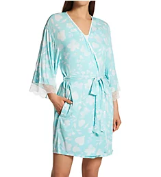Peony Party Modal Robe Floral Ruffle M