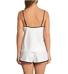Bridal Camisole 3-Pc Tap Set with Matching Eyemask Off White S