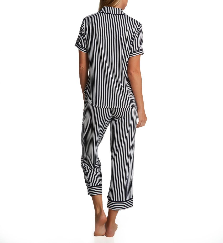 Brushed Cozy Jersey Cropped Notch Collar PJ Set