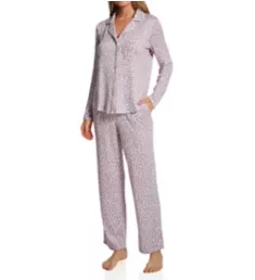 Brushed Sweater Knit Long PJ Set