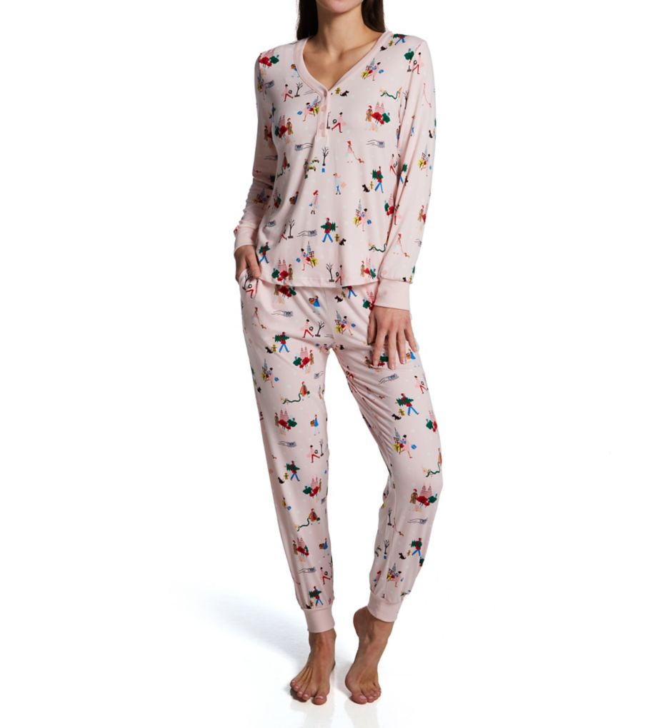 Ribbed Jersey Lounge Pajama Set, Sleepwear Sale