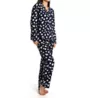 Kate Spade New York Flannel Long Notch PJ Set KS92573 - Image 1