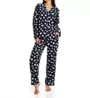 Kate Spade New York Flannel Long Notch PJ Set KS92573