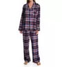 KayAnna Blue Plaid Flannel PJ Set 15175BP