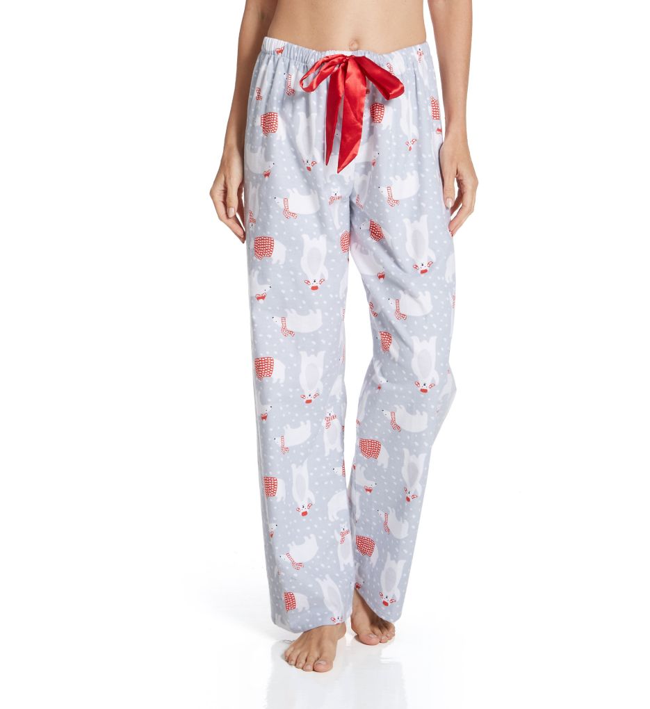 Polar Bears Flannel Pajama Pant-fs