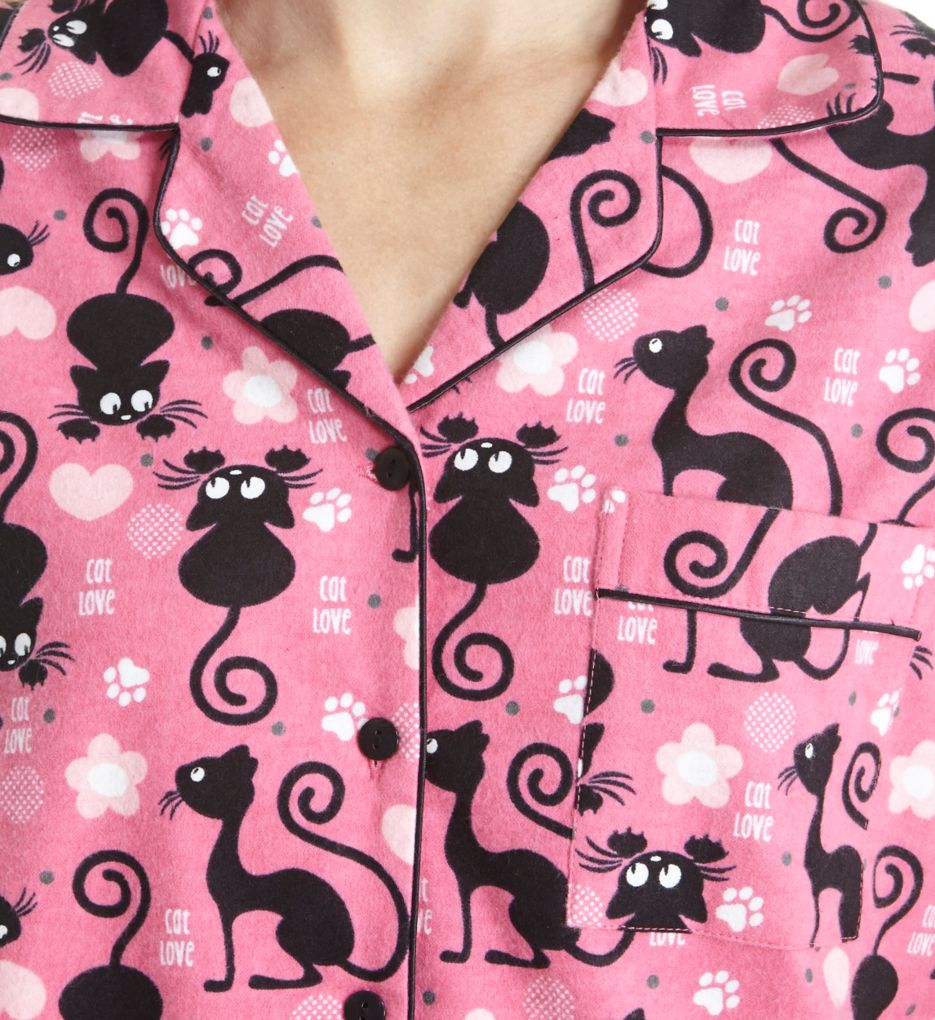 Cats Flannel Pajama Set-cs1