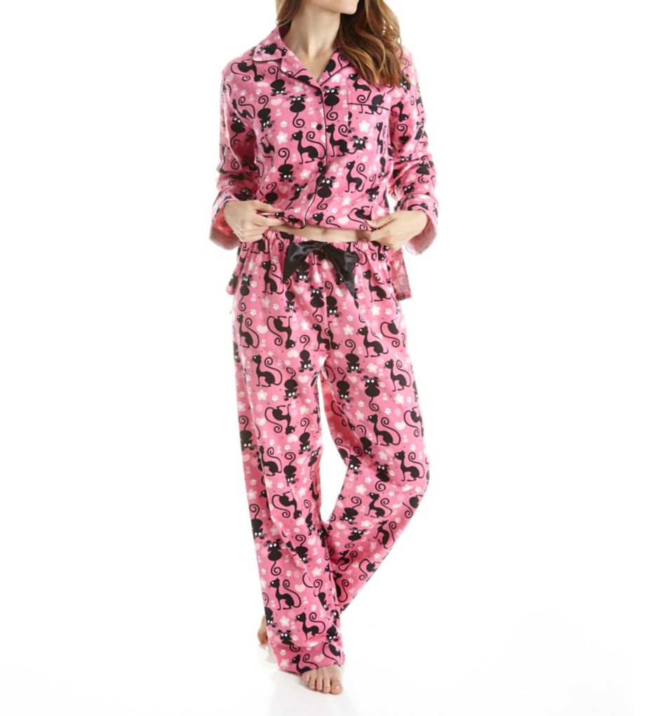 Cats Flannel Pajama Set-cs2