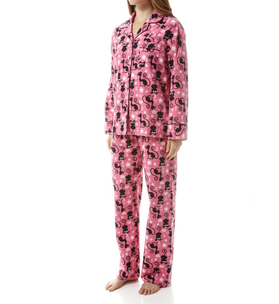 Cats Flannel Pajama Set-gs