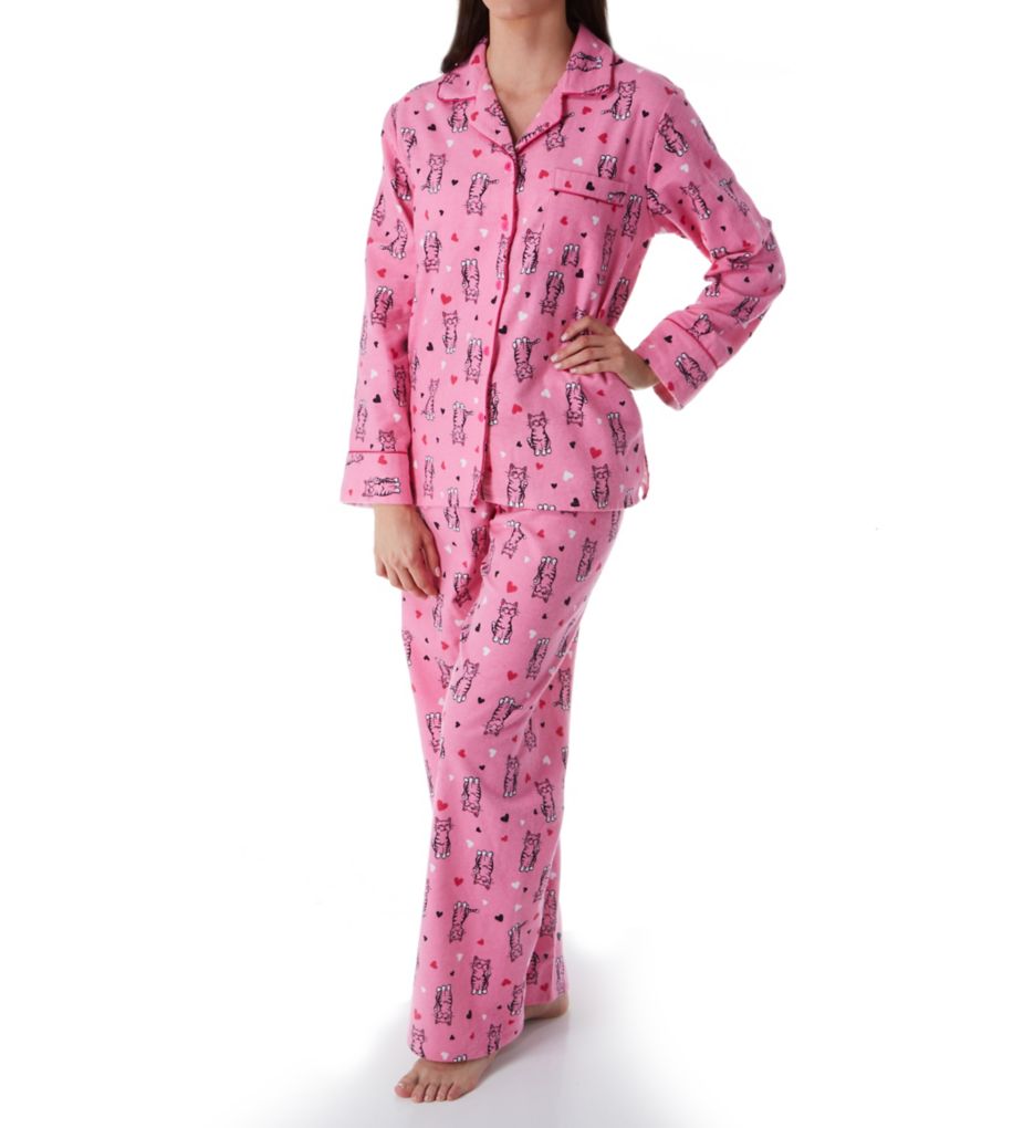 Cats Flannel Pajama Set