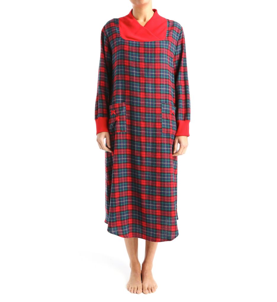 Flannel Long Gown-fs