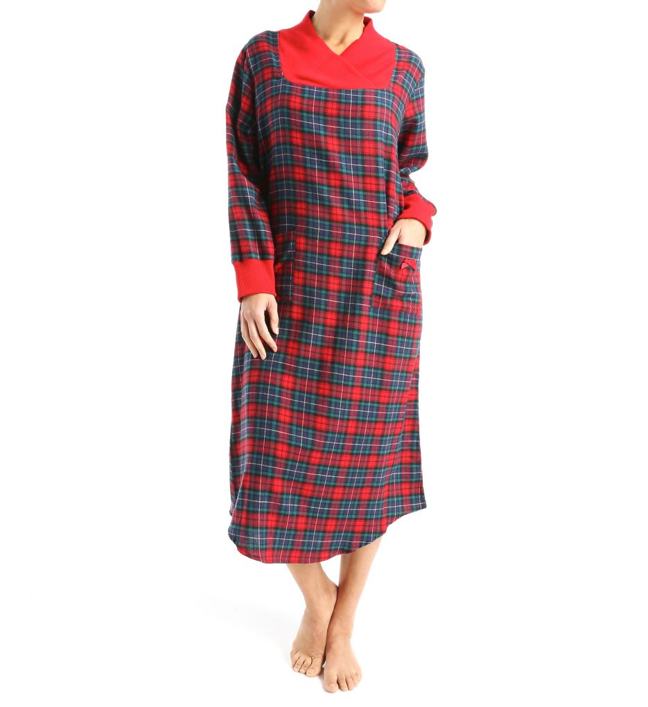 Flannel Long Gown-gs