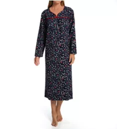 100% Cotton Flannel Petunia Gown Petunia S