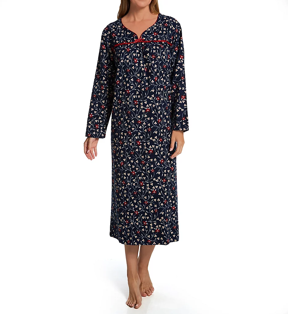 100% Cotton Flannel Petunia Gown