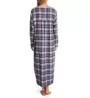 KayAnna Grey Tartan Flannel Gown F11435G - Image 2