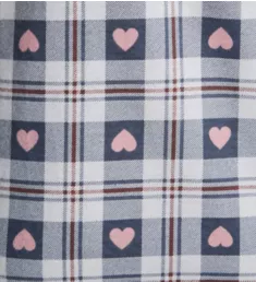 100% Cotton Flannel Sweet Heart Nightshirt