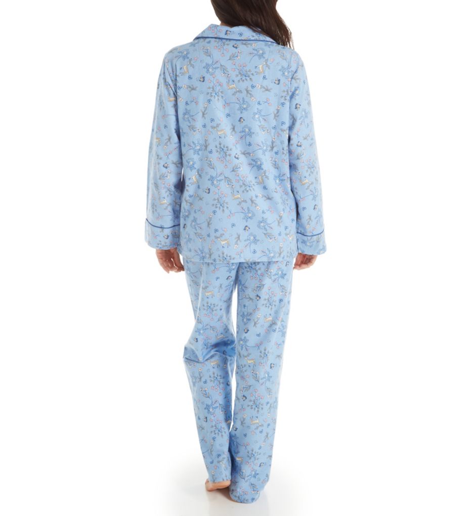 Printed Forest Flannel Novelty Pajama Set