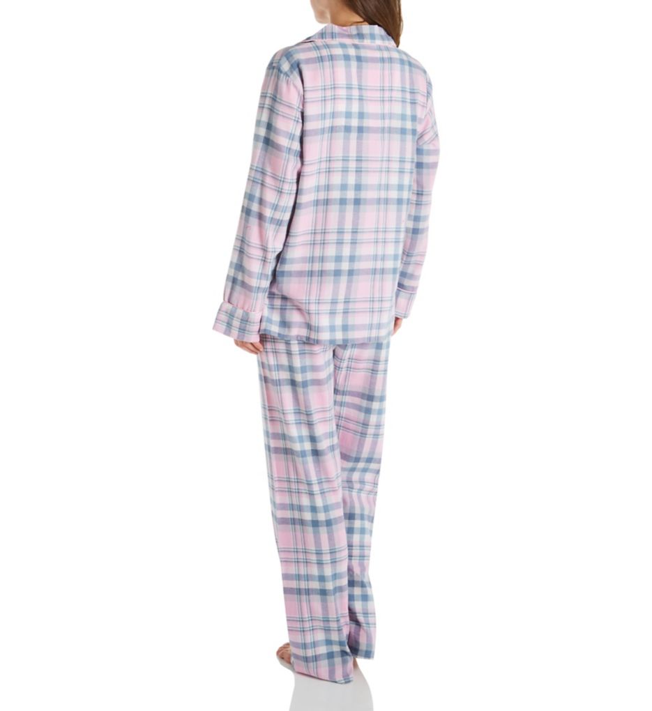 Pink Plaid Flannel Pajama Set