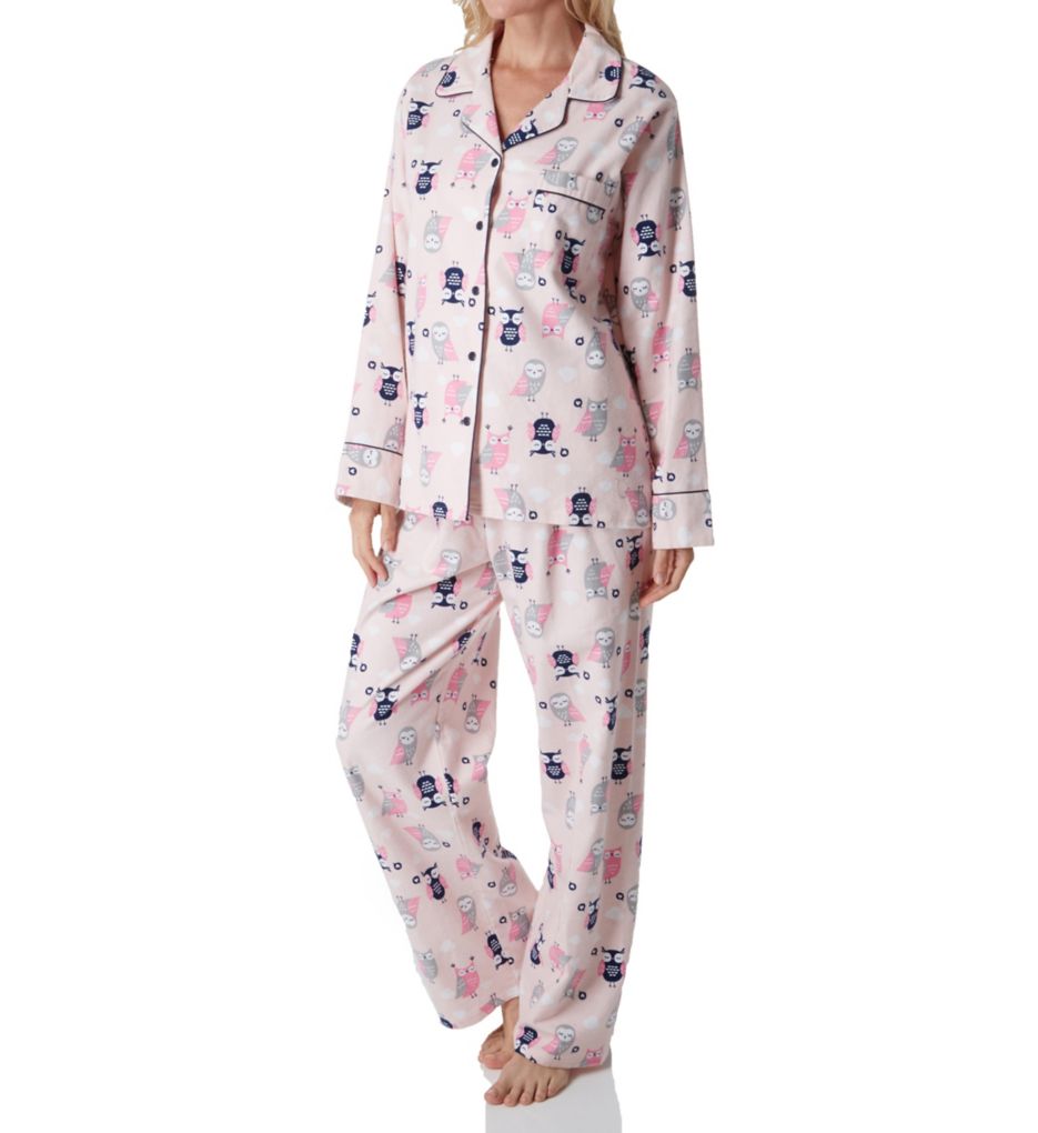 Owls Flannel Pajama Set