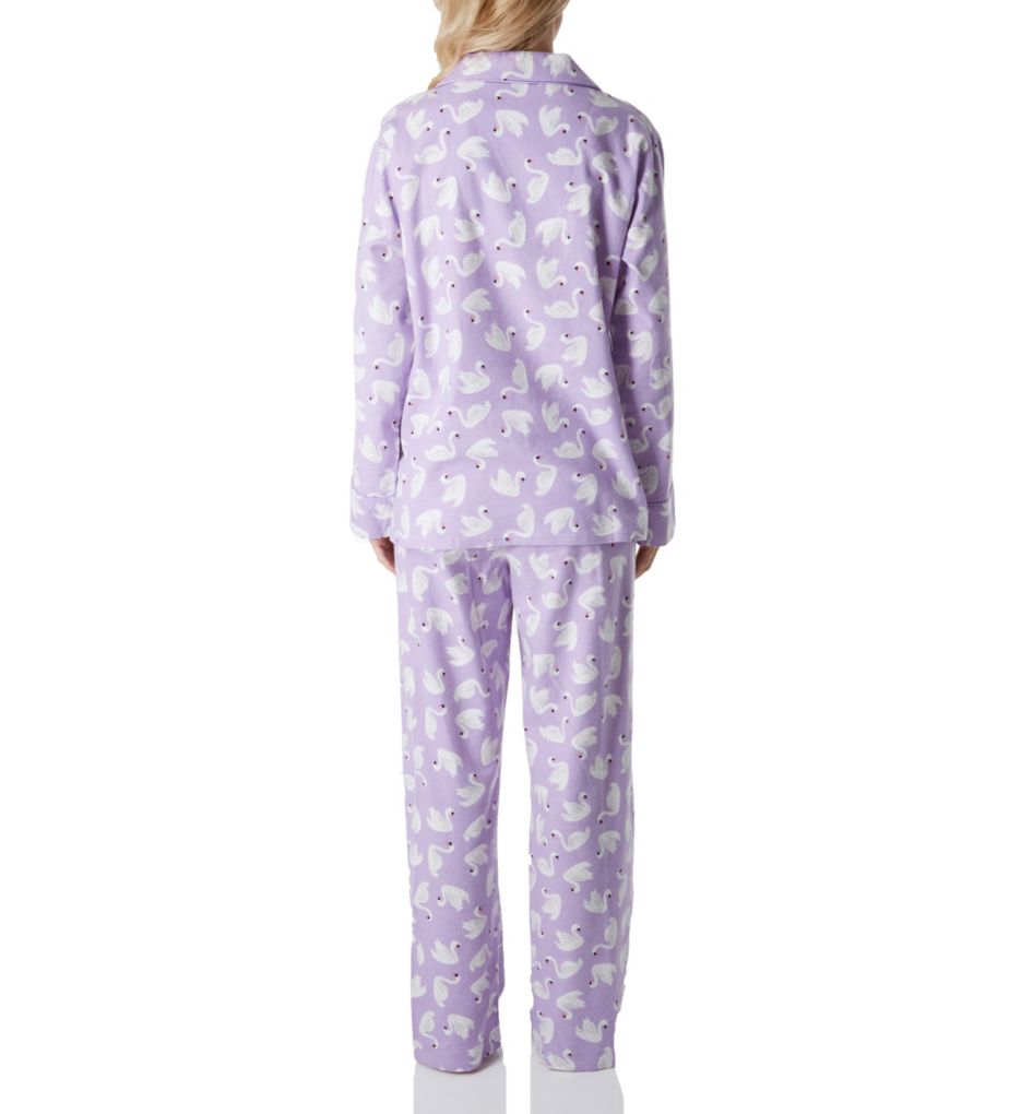 Swans Flannel Pajama Set