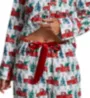 KayAnna 100% Cotton Flannel Christmas Truck PJ Set F15175Z - Image 4