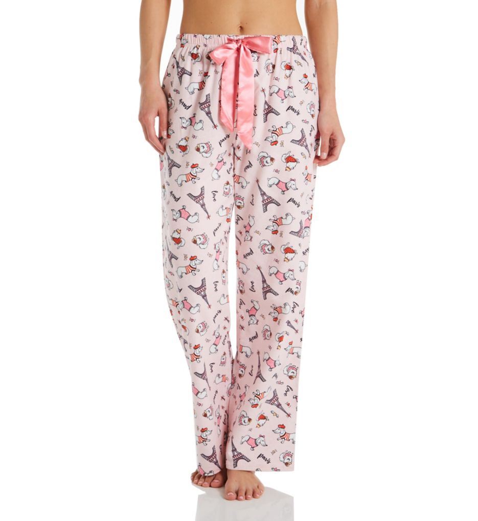 Paris Dog Flannel Pajama Pant-fs