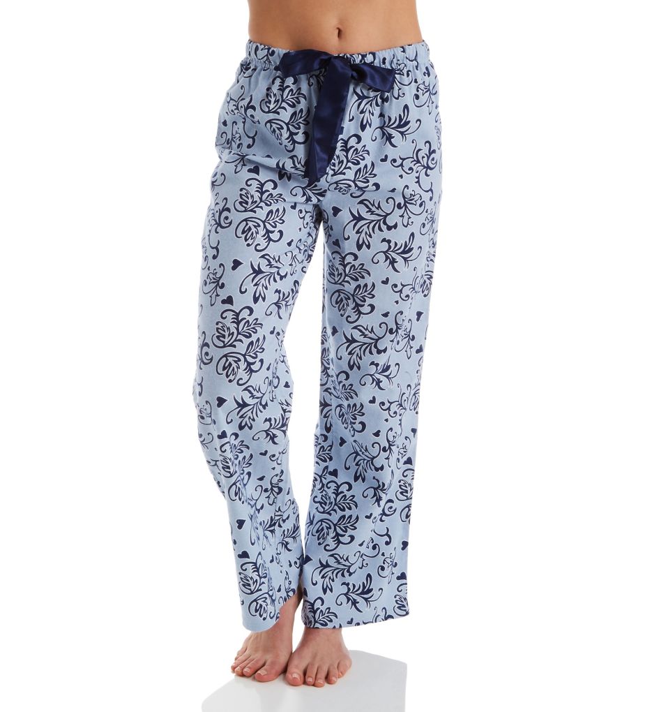 Blue Swirl Flannel Pajama Pant-fs