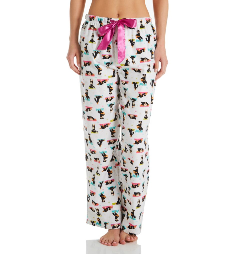 Yoga Dog Flannel Pajama Pant-fs