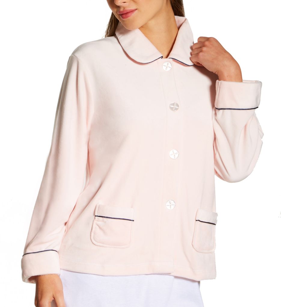 Ultra Soft Velour Bed Jacket-gs