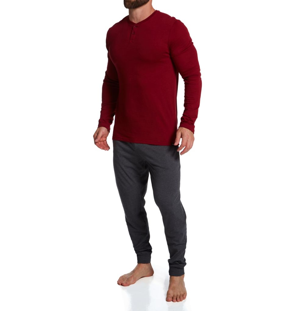 Men's Henley & Jogger Pajama Set