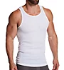 Kenneth Cole 100% Cotton Ribbed Tank Undershirt - 4 Pack 52T1016
