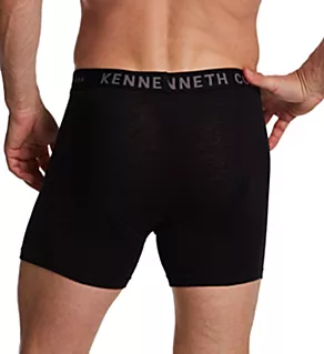 Classic Fit Cotton Stretch Boxer Brief - 3 Pack Black/Charcoal/Grey M