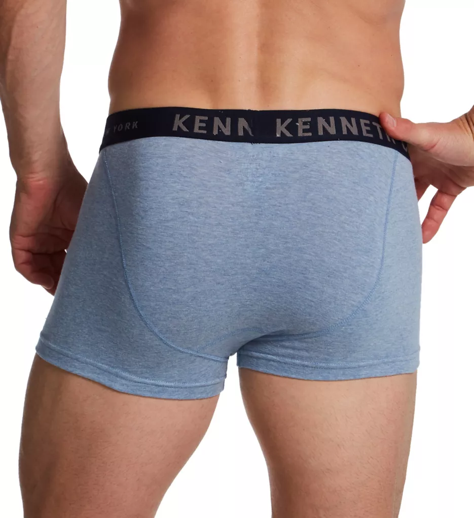 Classic Fit Cotton Stretch Trunk - 3 Pack Navy/Blue/Grey S
