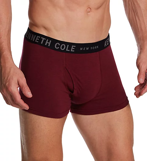 Kenneth Cole Classic Fit Cotton Stretch Trunk - 3 Pack 52W1001