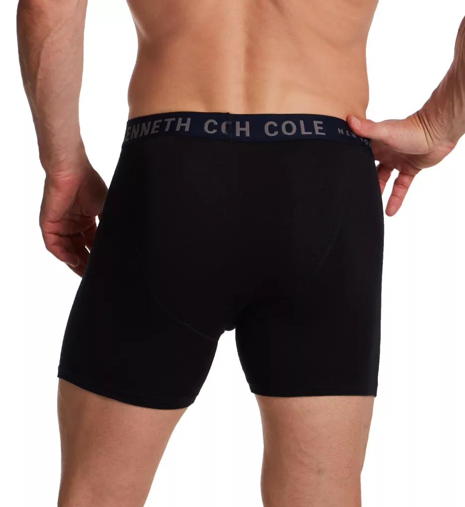 Classic Fit Cotton Stretch Boxer Brief - 5 Pack Black/Navy/Grey S