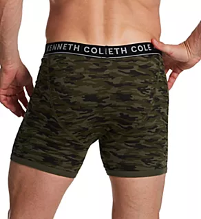 100% Cotton Classic Fit Boxer Brief - 3 Pack Camo/Black/BlackCamo L