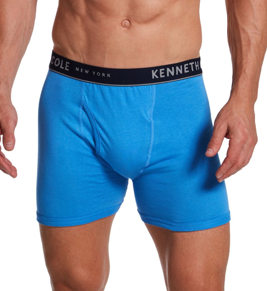 100% Cotton Classic Fit Boxer Brief - 3 Pack-fs