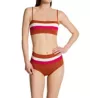 L Space Striped Portia High Waist Swim Bottom CBPSC18 - Image 3