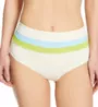 L Space Striped Portia High Waist Swim Bottom CBPSC18 - Image 1