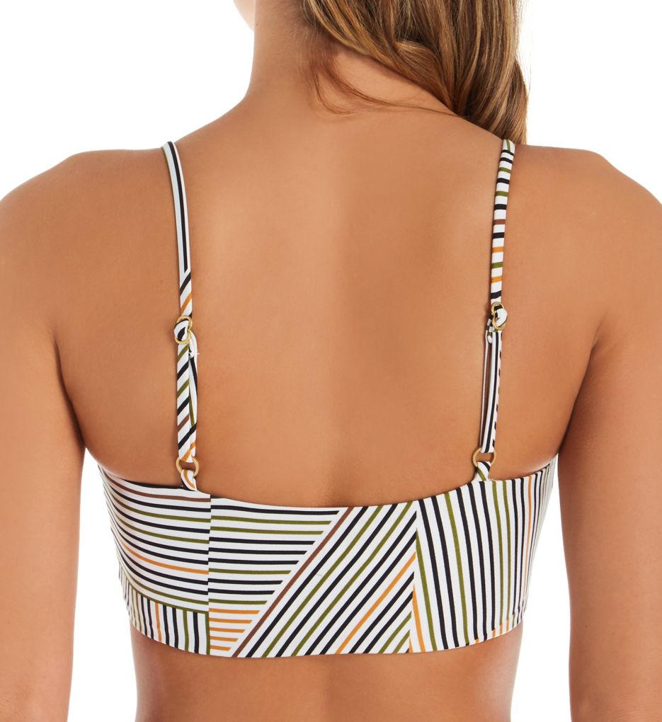 Get In Line Rebel Bandeau Swim Top